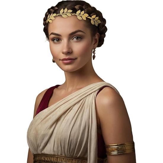 Coroa de louros dourada