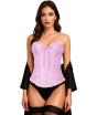 Corset rosa feminino – Top de fantasia para princesas, marquesas e festas de carnaval.
