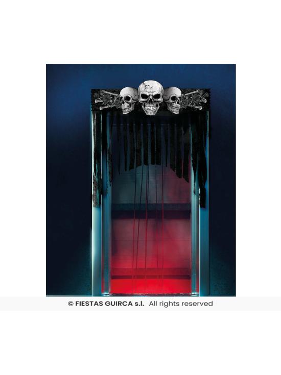 Cortina Decorativa Halloween 90x90 cm