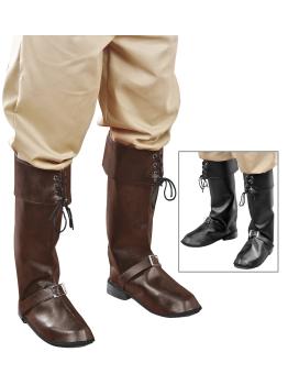 Capas para botas com fivelas de imitação de couro