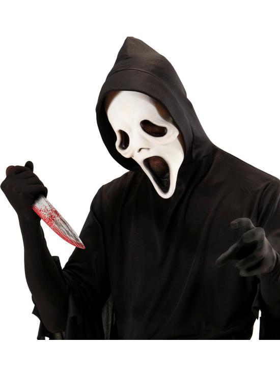Faca ensanguentada de 30 cm para o Halloween