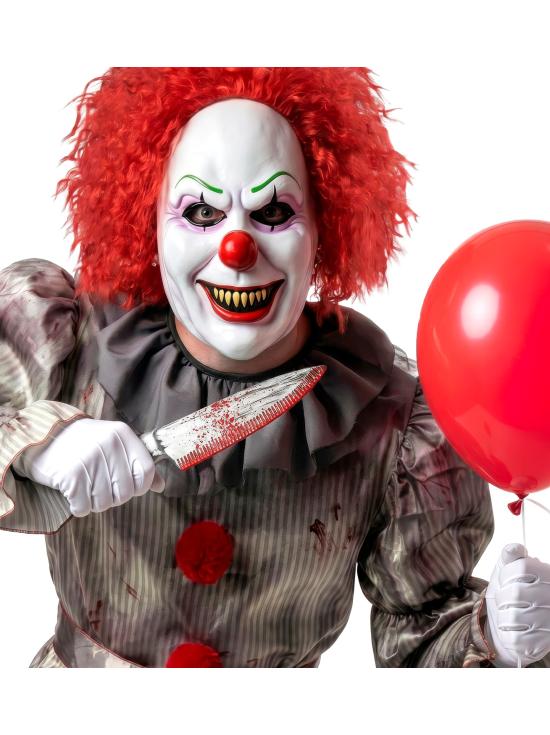 Faca ensanguentada de 30 cm para o Halloween