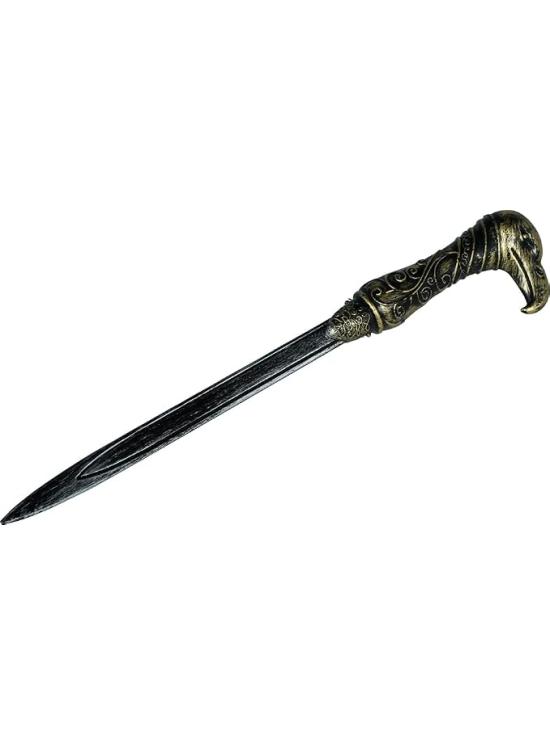 Adaga Águia Prateada 43cm para Fantasia de Adulto – Acessório de Halloween
