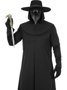 Adaga Águia Prateada 43cm para Fantasia de Adulto – Acessório de Halloween