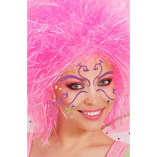 Decoração adesiva de rosto de fada Decoração adesiva de rosto de fada