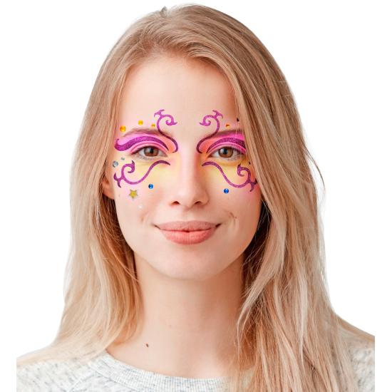 Decoração adesiva de rosto de fada Decoração adesiva de rosto de fada