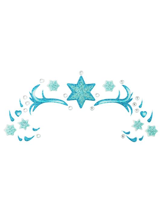 Decoração adesiva de rosto de princesa