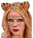 Decoração adesiva de rosto de tigre