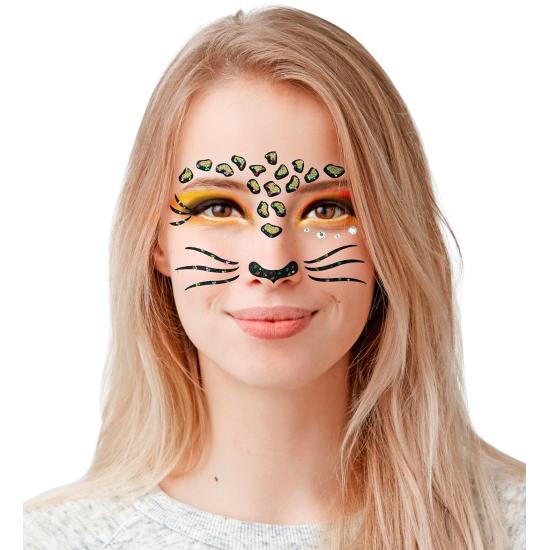 Decoração adesiva de rosto de tigre Decoração adesiva de rosto de tigre