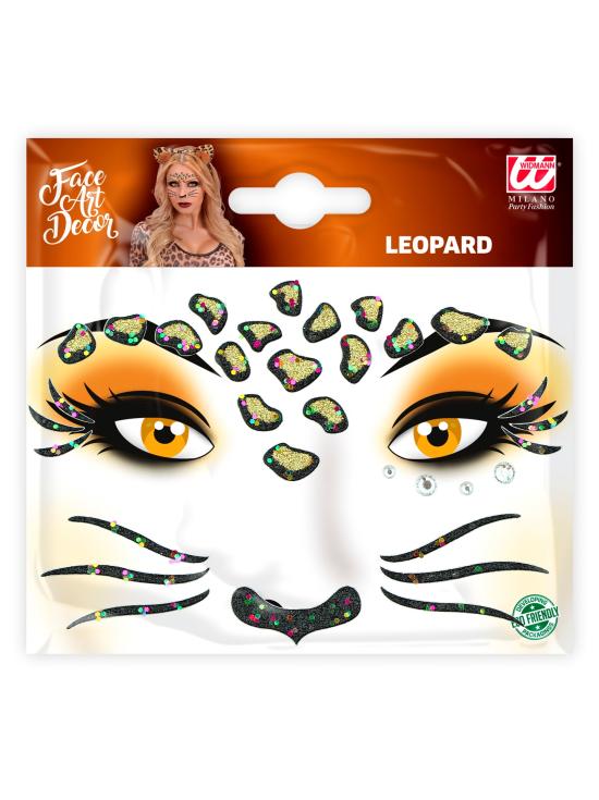 Decoração adesiva de rosto de tigre