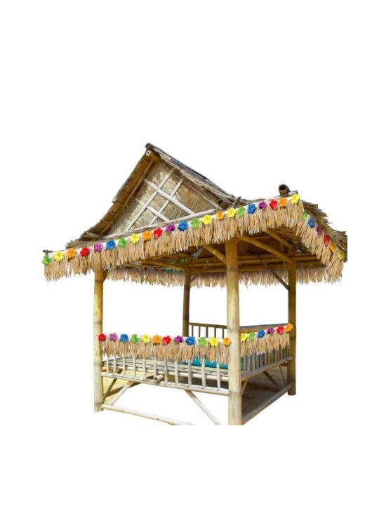 Decoração com tema tropical, 730 x 30 cm