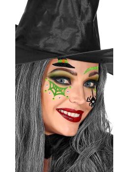 Decoração de rosto de fantasia Buja