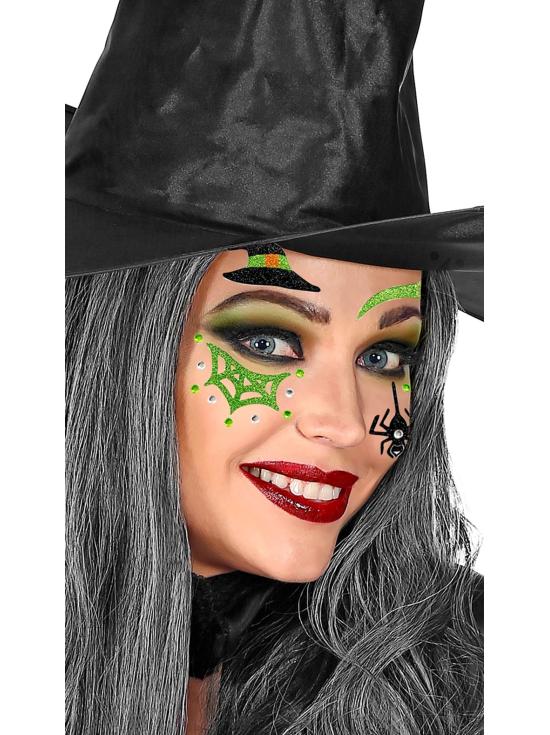 Decoração de rosto de fantasia Buja
