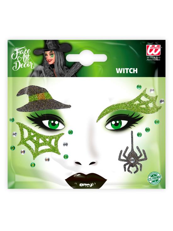 Decoração de rosto de fantasia Buja