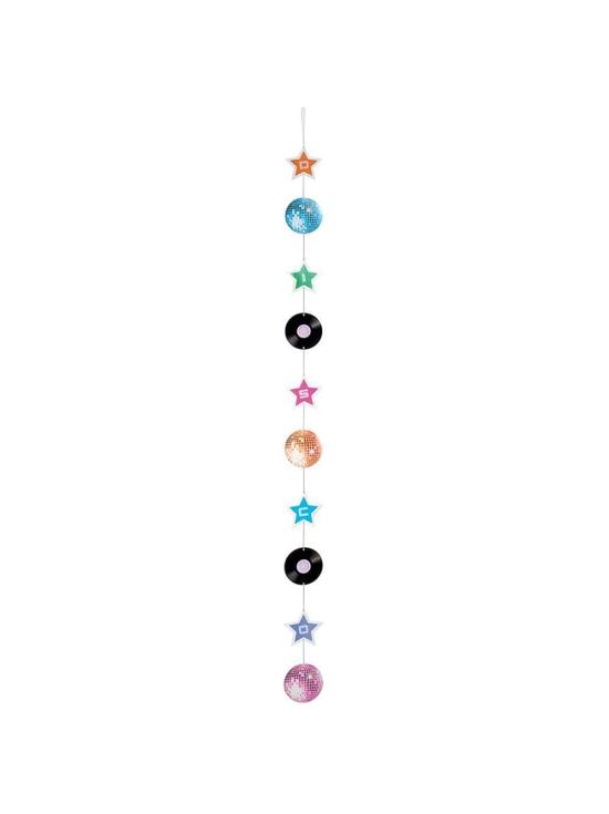 Decoração de teto para festa discoteca, 185 cm