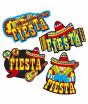 Decoração de festa mexicana 55 cm Conjunto 4