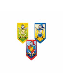 Escudos de Cavaleiros de Decoração Medieval.