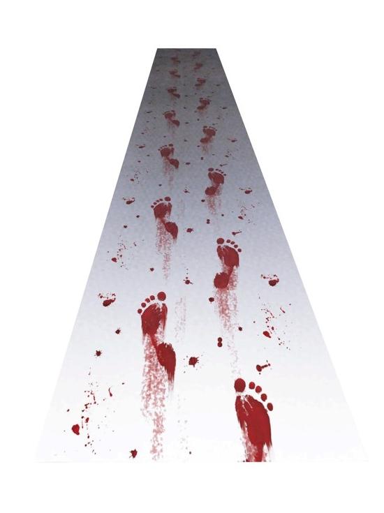 Decoração de piso sangrento 90 x 450 cm
