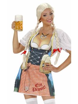 Avental menina bávara da Oktoberfest
