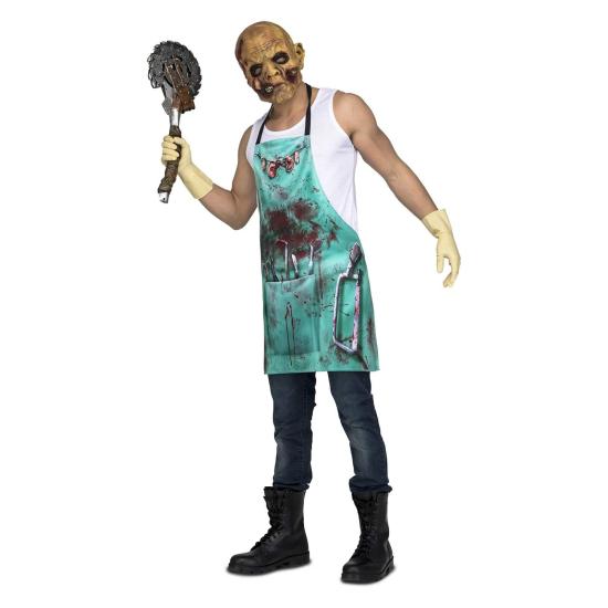 Avental de Halloween do Cirurgião Maluco para Adultos