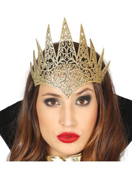 Diadema Dorada de Reina Malvada.