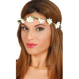 Tiara Fiorellini-Hippie, branca, tamanho único, diahippie2