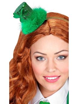Mini faixa de cabelo e chapéu para o Dia de São Patrício