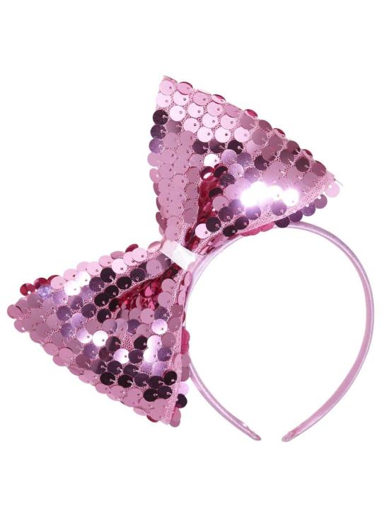 Tiara rosa feminina graxa