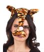 Tiara de tigre com fantasia de orelhas