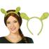 Tiara verde estilo Shrek da Fiona com orelhas de ogro