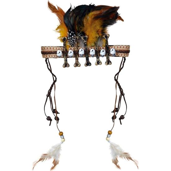 Tiara Voodoo com Penas