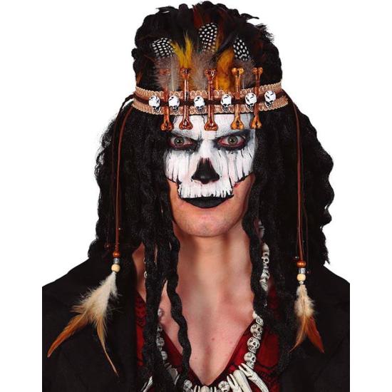 Tiara Voodoo com Penas