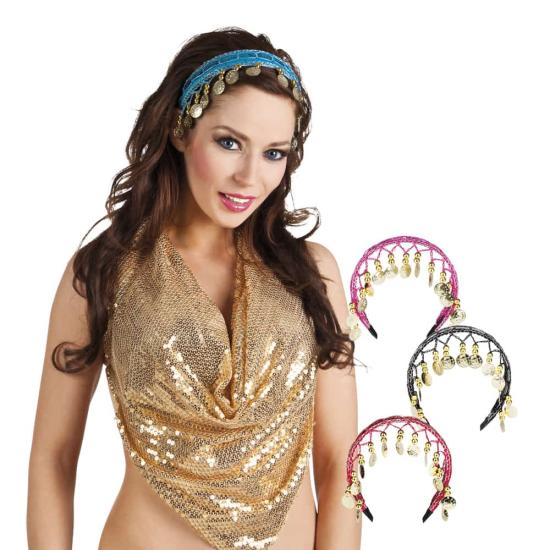 Tiara Zingara com Moedas