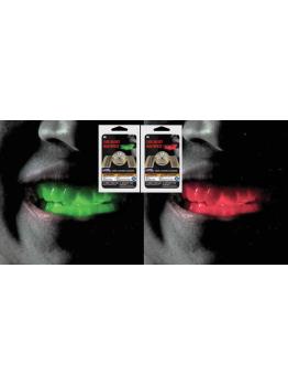 Dentes de terror de zumbis escuros