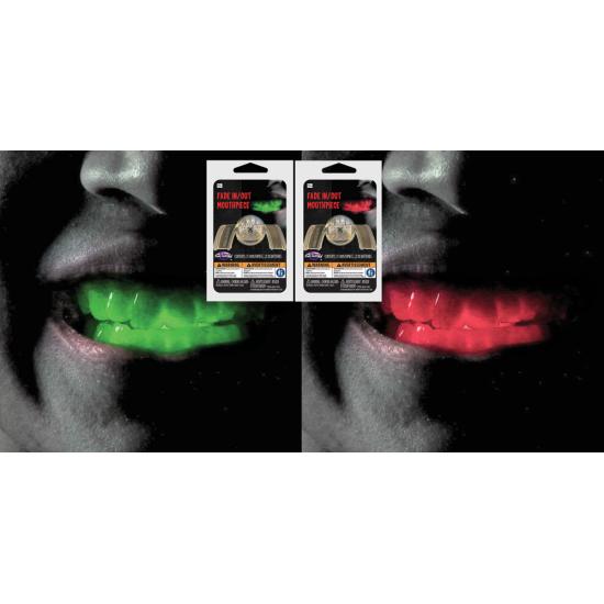 Dentes de terror de zumbis escuros