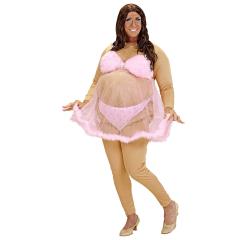 Fantasia de Bailarina Stripper Super Gorda, Tamanho Único, Adulto Masculino
