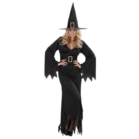 Fantasia de bruxa elegante para adulto