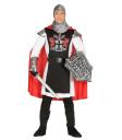 Fantasia de cavaleiro medieval Rei Arthur para adulto
