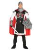 Fantasia de cavaleiro medieval Rei Arthur para adulto