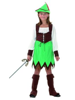 Fato Forest Girl infantil tamanho 7-9 anos