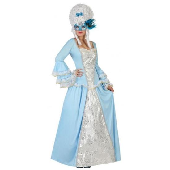 Fato de cortesã Azulin para adulto Fato de cortesã Azulin para adulto