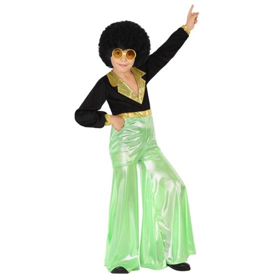 Fato de discoteca verde infantil Fato de discoteca verde infantil