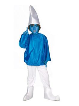 Fato de anão azul infantil
