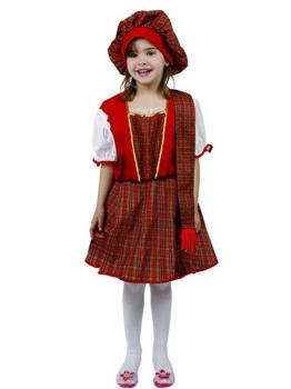 Fato económico de menina escocesa