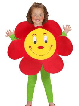 Fantasia de flor de primavera tamanho 3-5 anos.