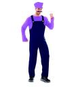 Fantasia de encanador adulto Mario Bros Waluigi