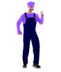 Fantasia de encanador adulto Mario Bros Waluigi