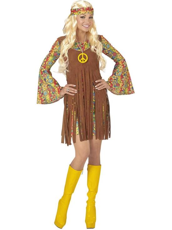 Fantasia hippie vintage para adultos
