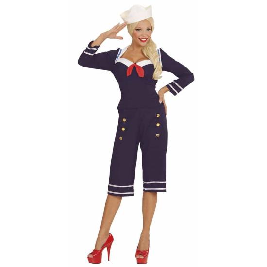 Fato Pin Up de Marinheiro Adulto dos anos 50 Fato Pin Up de Marinheiro Adulto dos anos 50