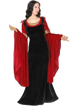 Traje de noiva princesa medieval.